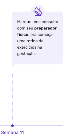 Marque uma consulta com seu preparador físico, pra começar uma rotina de exercícios na gestação.