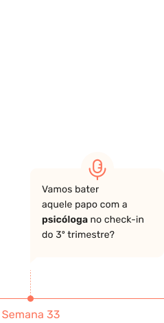 Vamos bater aquele papo com a psicóloga no check-in do 3º trimestre?